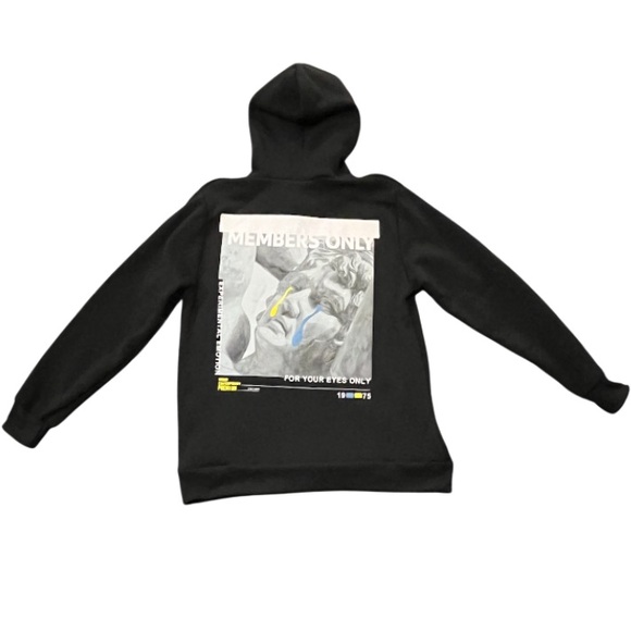 NEW Members Only Hoodie Black Jacket - Men SZ S - Picture 1 of 4